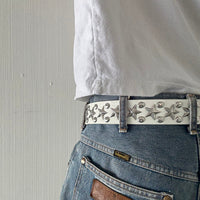 White Star And Round Studded Belt
