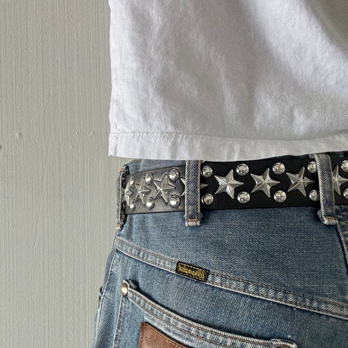 Black Star and Round Studded Belt