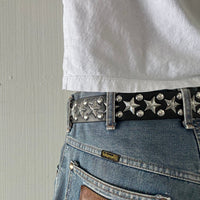 Black Star and Round Studded Belt