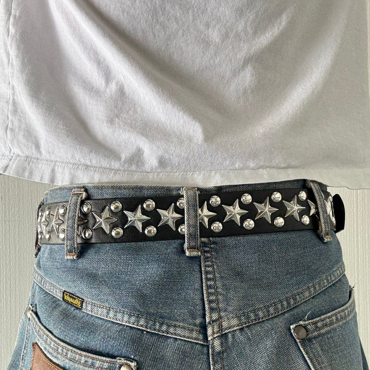 Black Star and Round Studded Belt