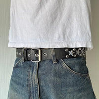 Black Star and Round Studded Belt