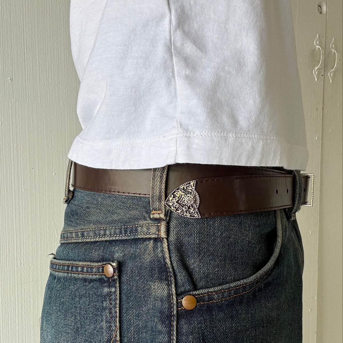 Brown Western Belt