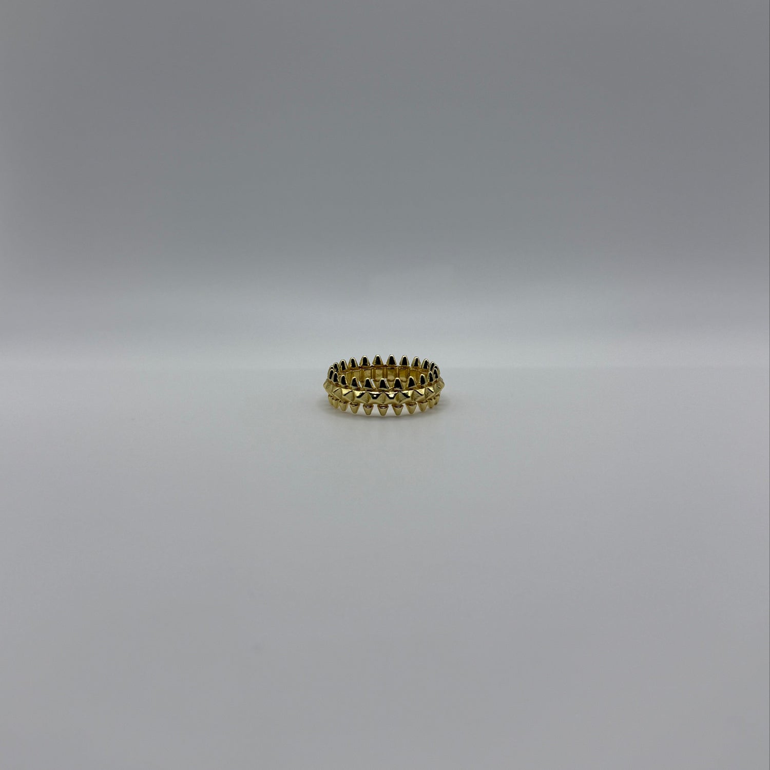 Gold Spiked Ring