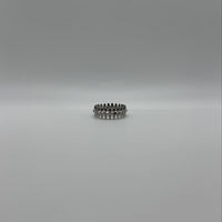 Silver Spiked Ring