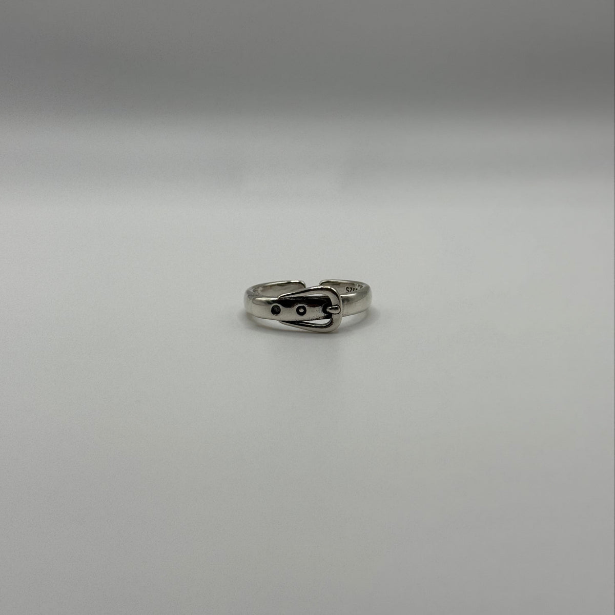 Silver Belt Cowboy Ring