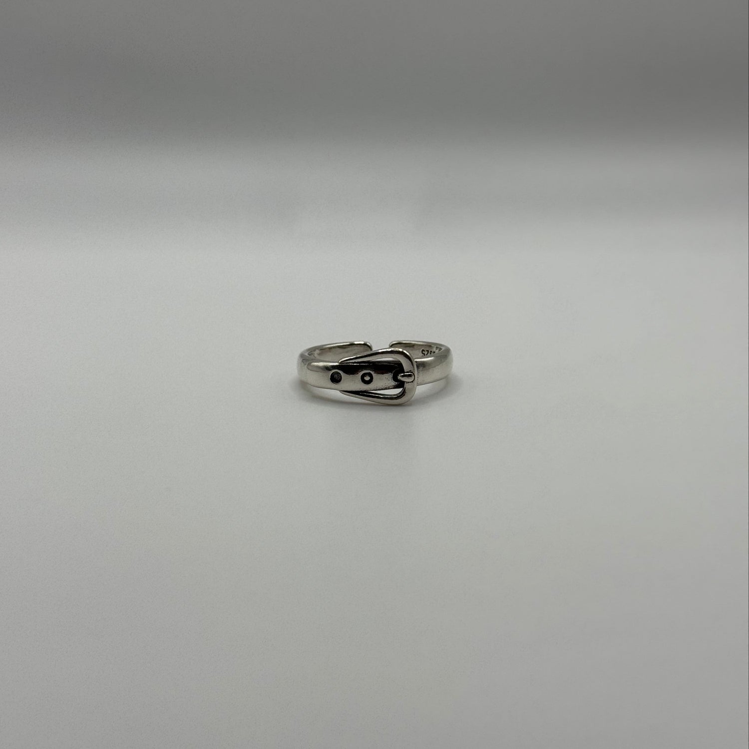 Silver Belt Cowboy Ring