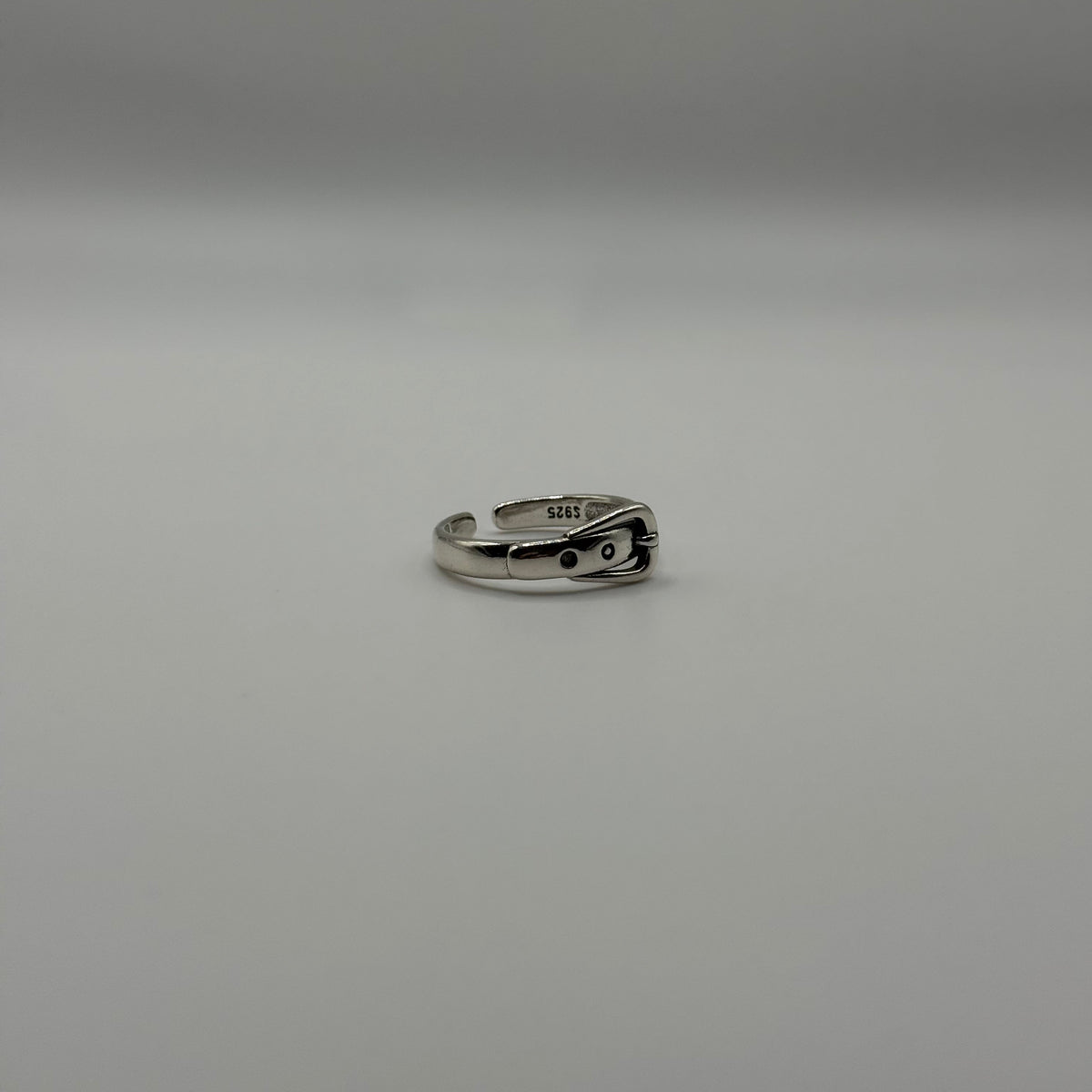 Silver Belt Cowboy Ring